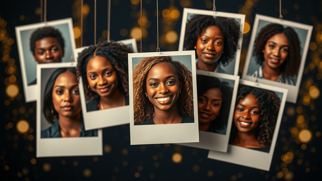 TrueTone headshots floating in light